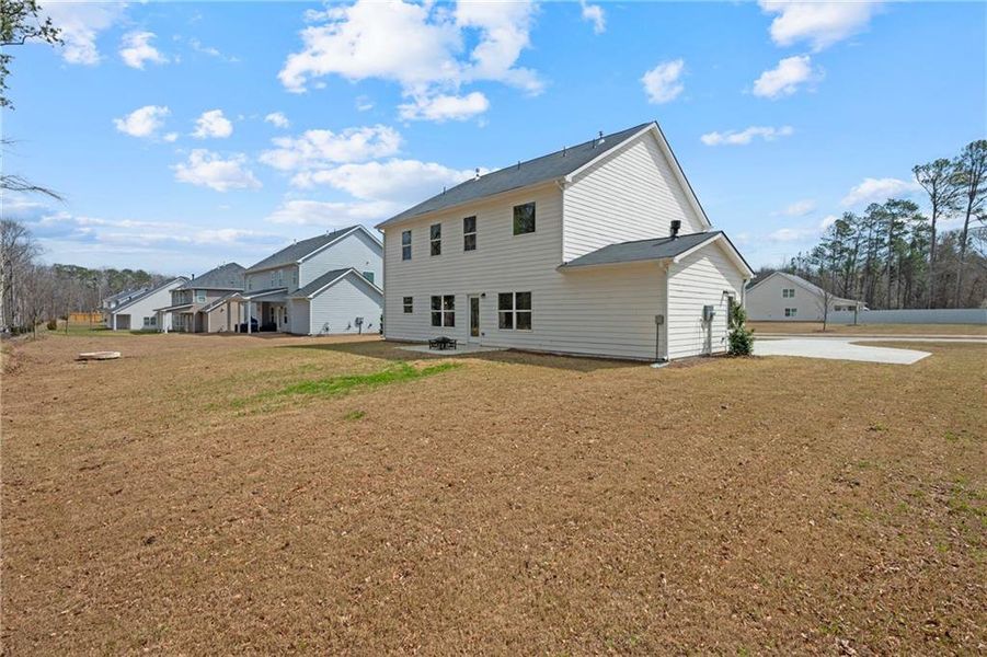 Exterior details and patio area of a home in Stephen's Landing, Loganville (Image 37). Exterior details and patio area of a home in Stephen's Landing, Loganville (Image 37).