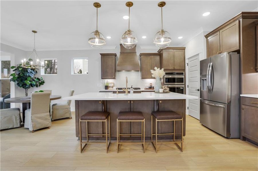 Furnished interior view inside a new home in Villas at Dawsonville, Dawsonville (Image 46).