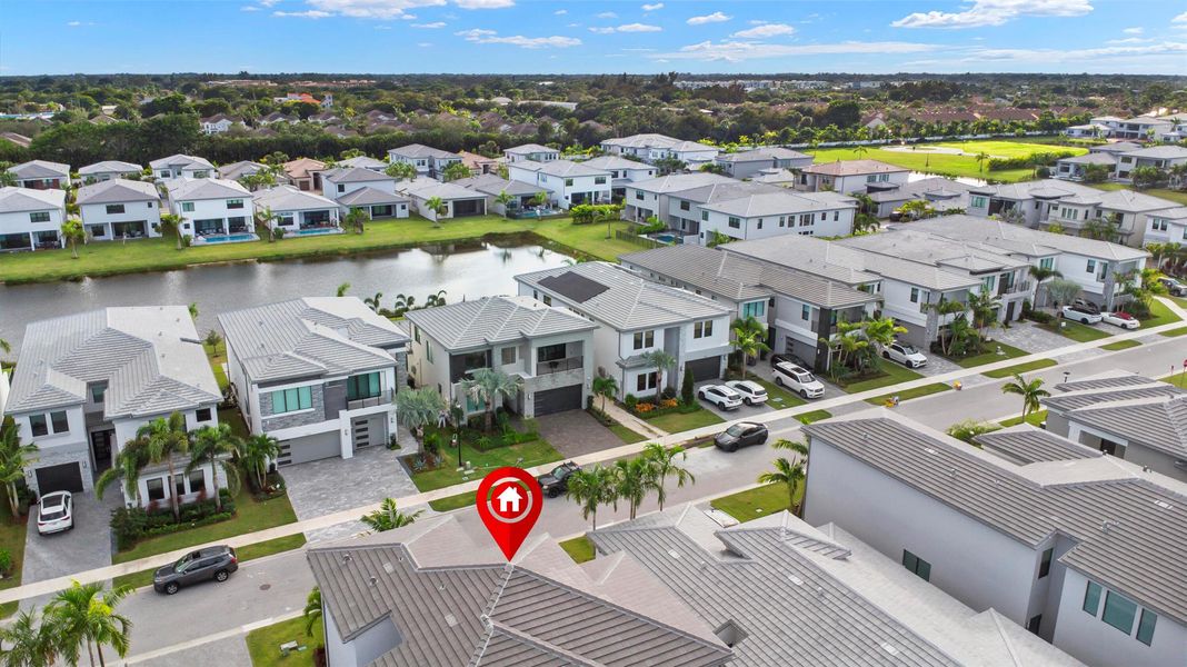 Front exterior of a new home in , Boca Raton, FL, highlighting curb appeal (Image 39). Front exterior of a new home in , Boca Raton, FL, highlighting curb appeal (Image 39).