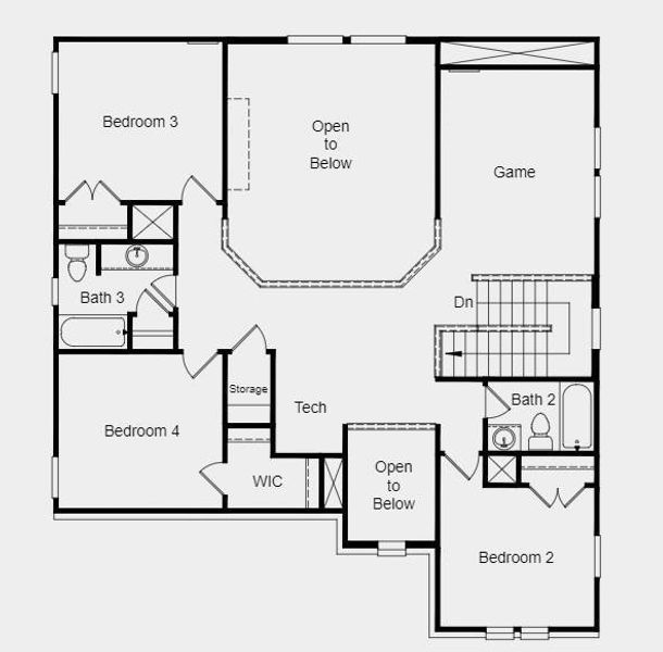 Floorplan level 2