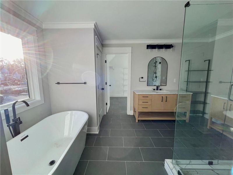 Furnished interior view inside a new home in , Monroe (Image 9).