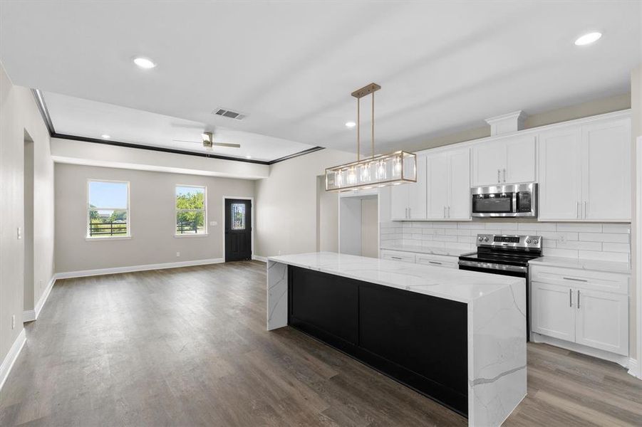 Furnished interior view inside a new home in , Commerce (Image 7). Furnished interior view inside a new home in , Commerce (Image 7).