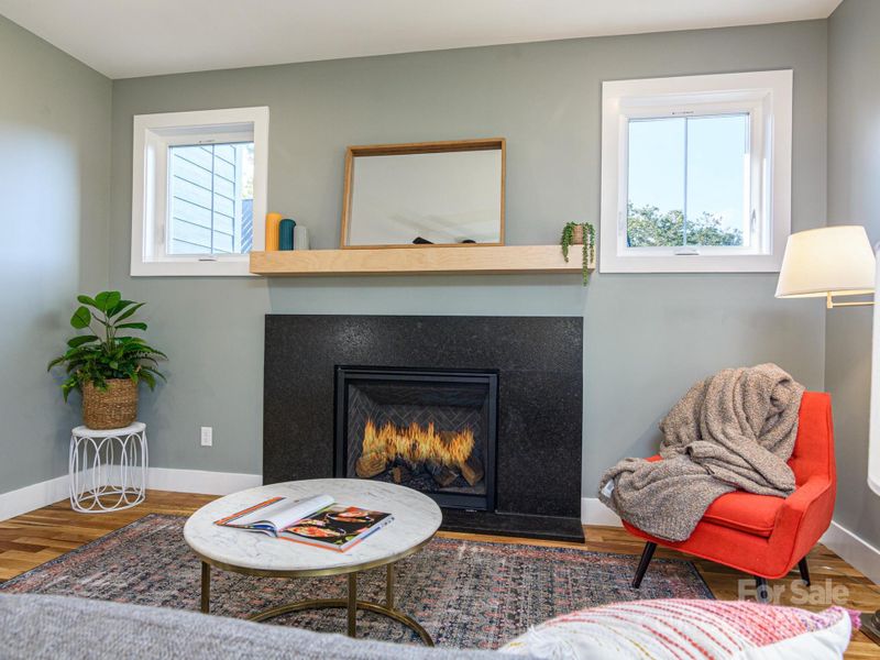 Cozy Gas Fireplace for Chilly Evenings