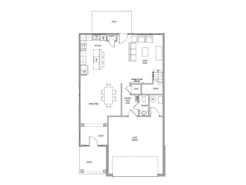 2D floor plan layout of this home in The Preserve at Killian Hill, Lilburn, GA (Image 1). 2D floor plan layout of this home in The Preserve at Killian Hill, Lilburn, GA (Image 1).
