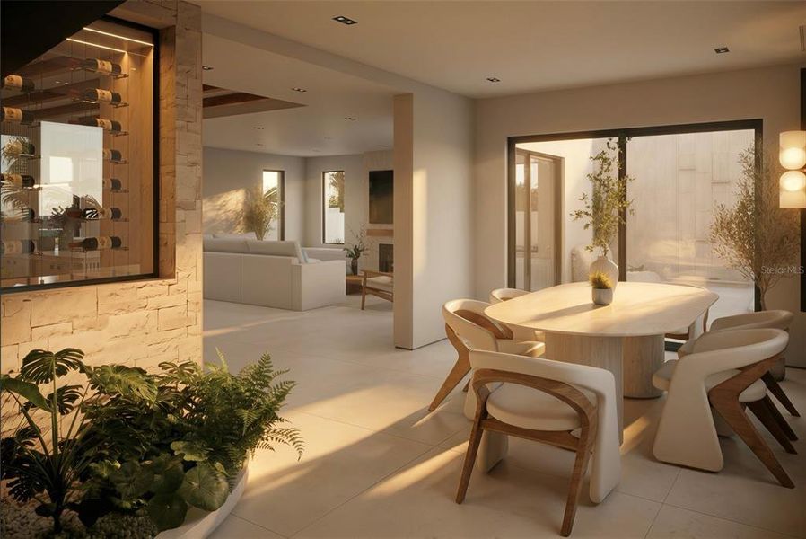 Furnished interior view inside a new home in , Sarasota (Image 12).