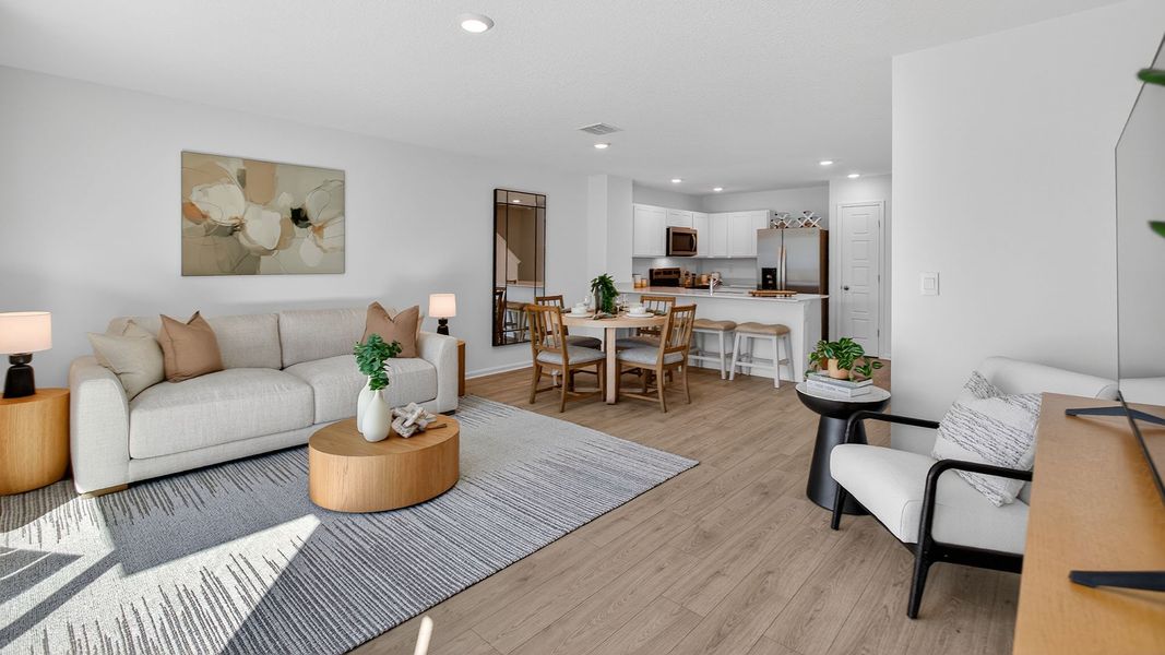 Representative furnished interior of a home built from the Sage by D.R. Horton in Corsair, Middleburg (Image 12).