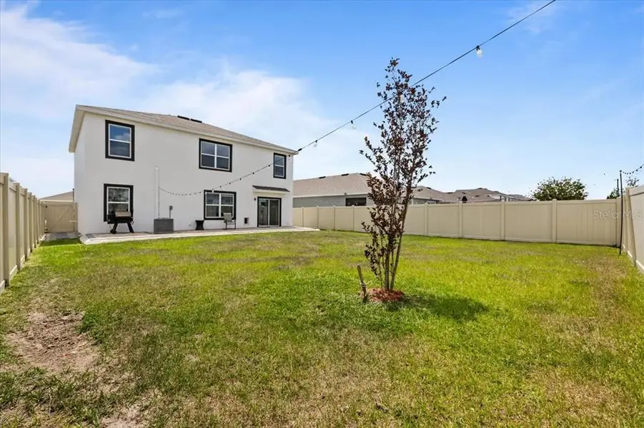 Exterior details and patio area of a home in Epperson, Wesley Chapel (Image 4).