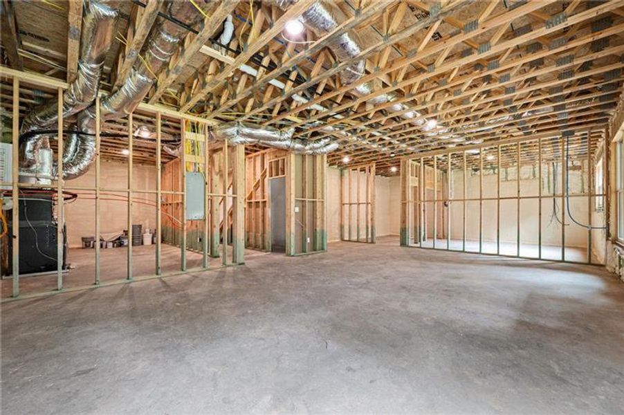 In-progress construction of a new home in , Monroe, GA (Image 65).