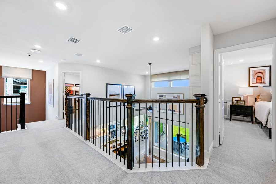 Furnished interior view inside a new home in Cross Creek Meadows, Celina (Image 14).