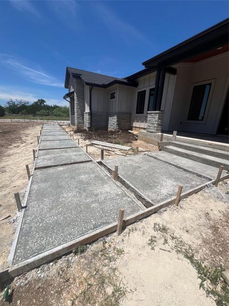 In-progress construction of a new home in , Liberty Hill, TX (Image 10).