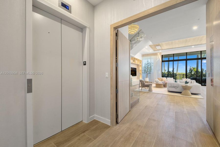 Furnished interior view inside a new home in Casamar, Pompano Beach (Image 13).