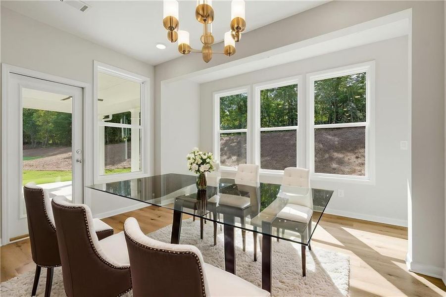 Furnished interior view inside a new home in , Demorest (Image 4).