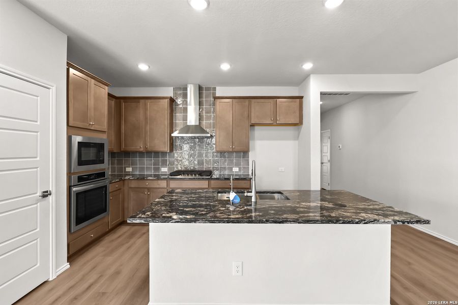 Furnished interior view inside a new home in Bricewood, San Antonio (Image 11).