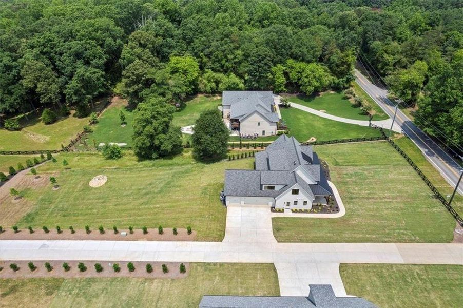 Front exterior of a new home in , Gainesville, GA, highlighting curb appeal (Image 34).