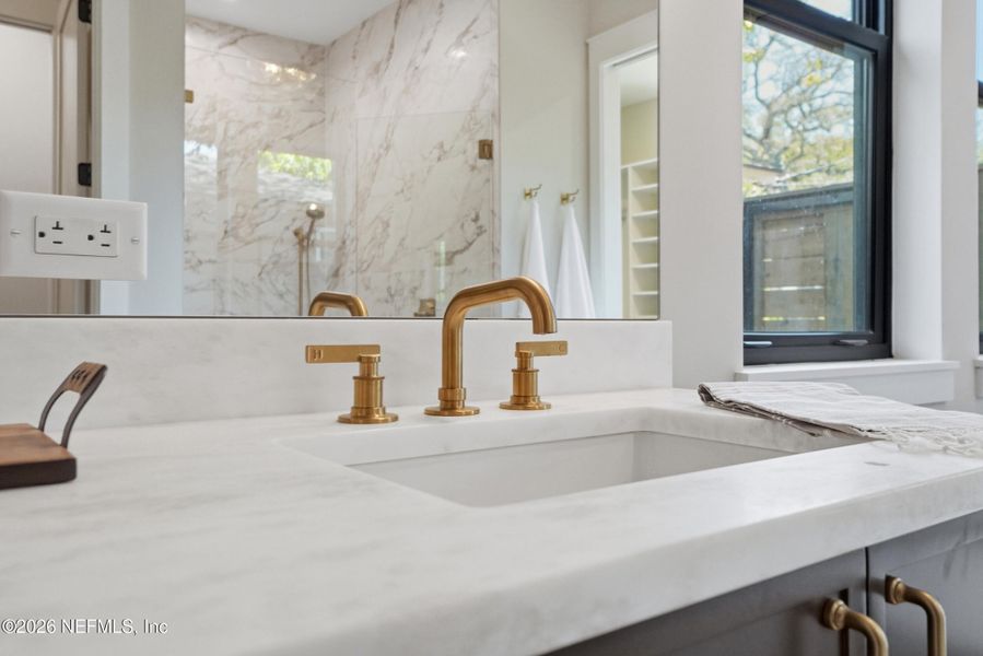 Close-up of interior finishes inside a home in , Atlantic Beach (Image 21).