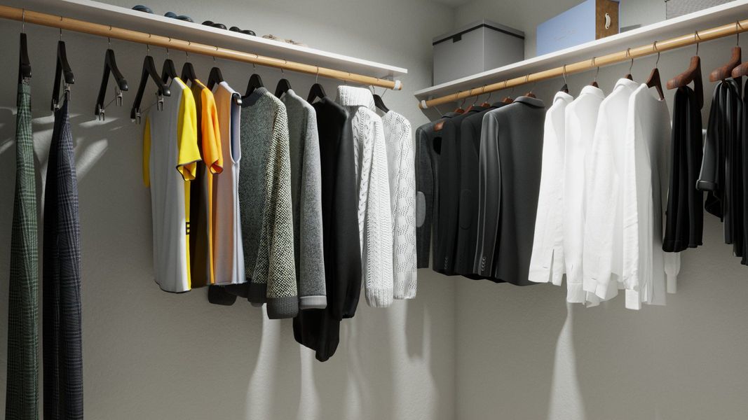 Representative interior finishes for a home built from the The Darwin by Legend Homes in Ridgeland Hills, Willis (Image 21).