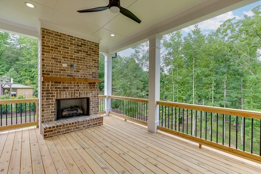 Exterior details and patio area of a home in , Cumming (Image 32).