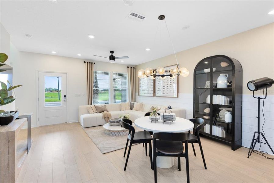 Furnished interior view inside a new home in Silverleaf Oaks, Winter Garden (Image 3).