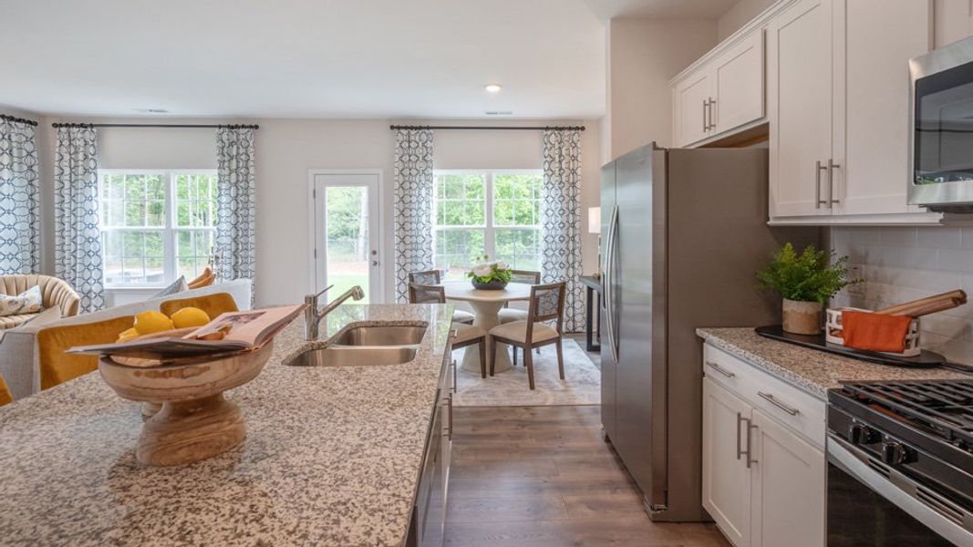 Furnished interior view inside a new home in Brightwood Farm, Whitsett (Image 22).