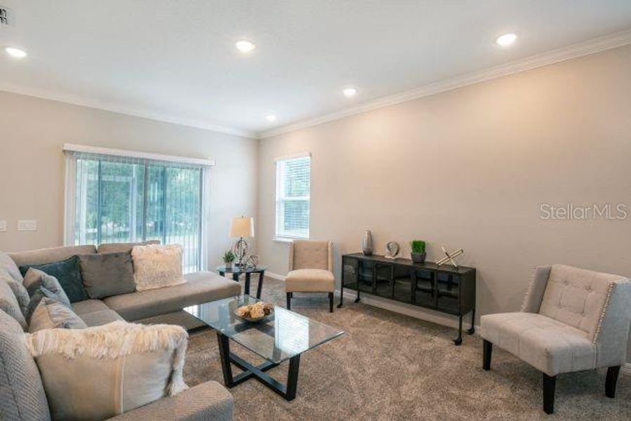 Furnished interior view inside a new home in , Ocala (Image 9).
