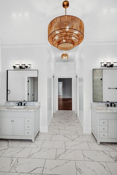 Furnished interior view inside a new home in , Hoschton (Image 35).