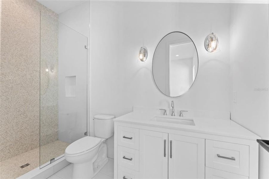 Furnished interior view inside a new home in , Tampa (Image 36).