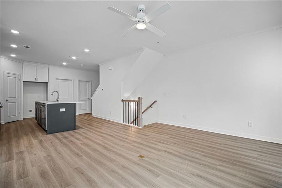 Spacious, unfurnished interior of a new home in The Village at River Green, Canton (Image 16).