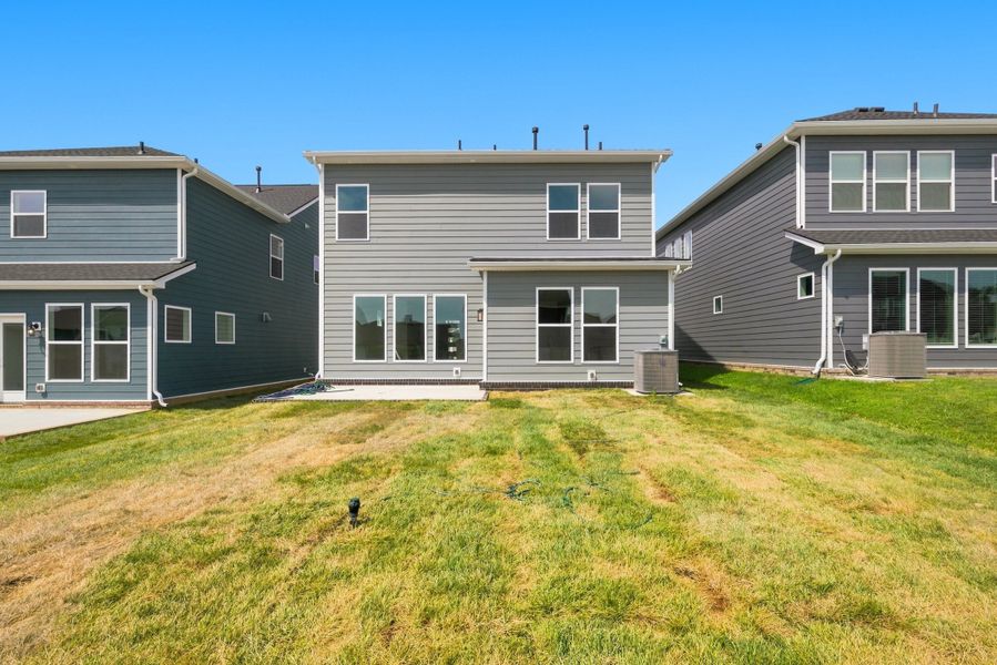 Exterior details and patio area of a home in Nexus – Park Collection, Gallatin (Image 4).