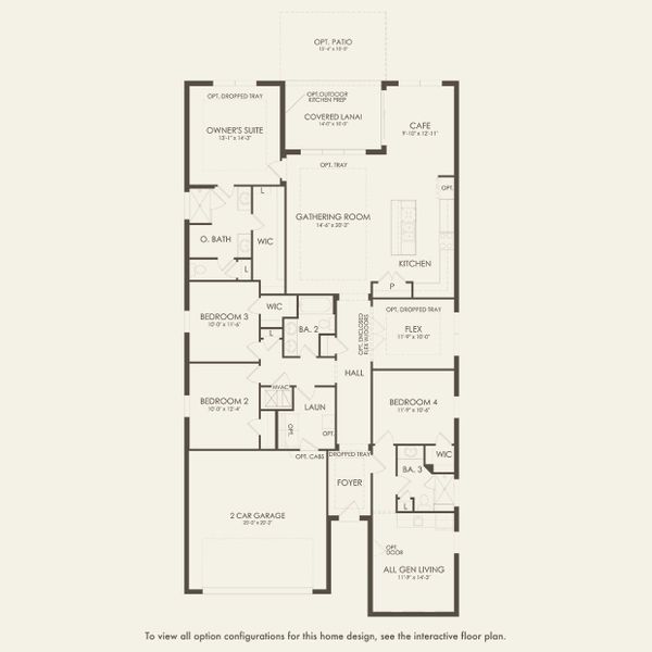 2D floor plan layout for the Concord by Del Webb in Del Webb Explore North River Ranch, Parrish, FL (Image 3). 2D floor plan layout for the Concord by Del Webb in Del Webb Explore North River Ranch, Parrish, FL (Image 3).