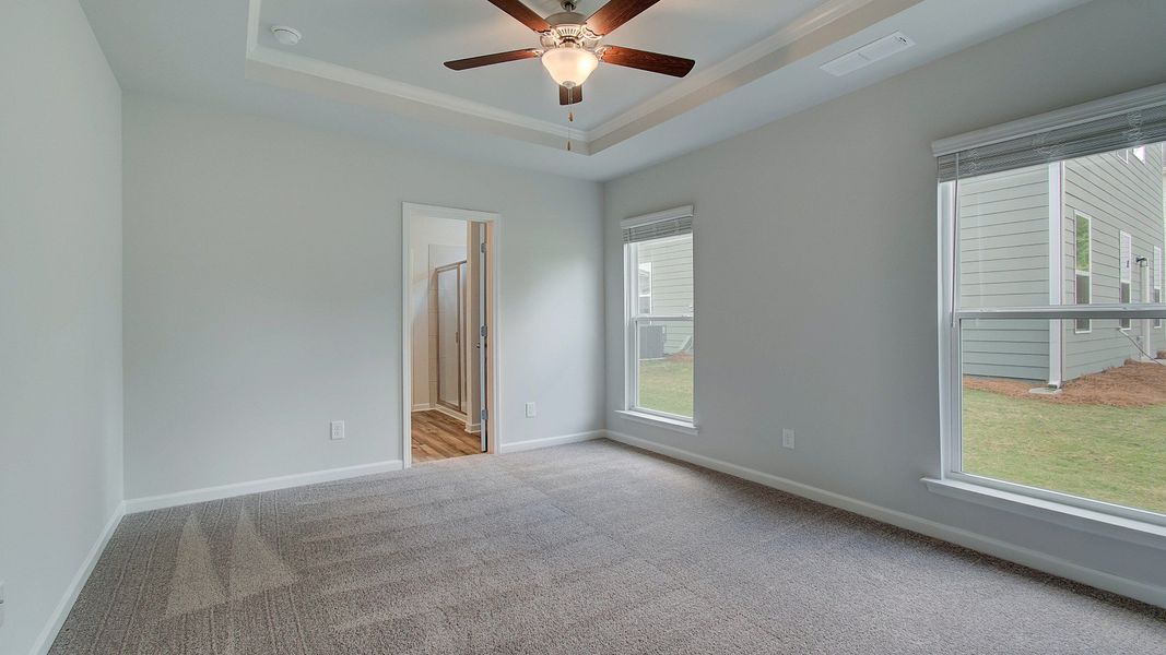 Representative furnished interior of a home built from the Emma by DRB Homes in Enclave at Evergreen, Fairburn (Image 5).