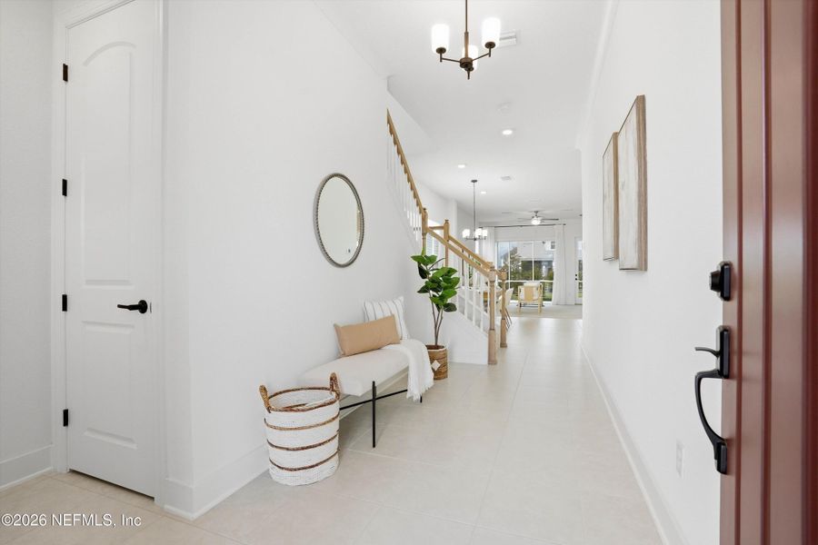 Furnished interior view inside a new home in , Jacksonville (Image 9). Furnished interior view inside a new home in , Jacksonville (Image 9).