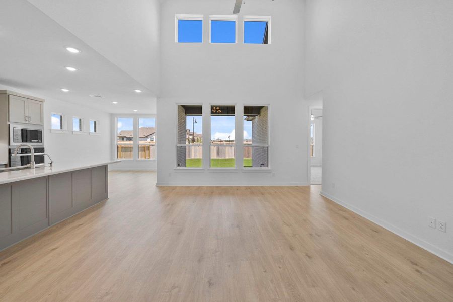 Family Room with soaring ceiling Family Room with soaring ceiling