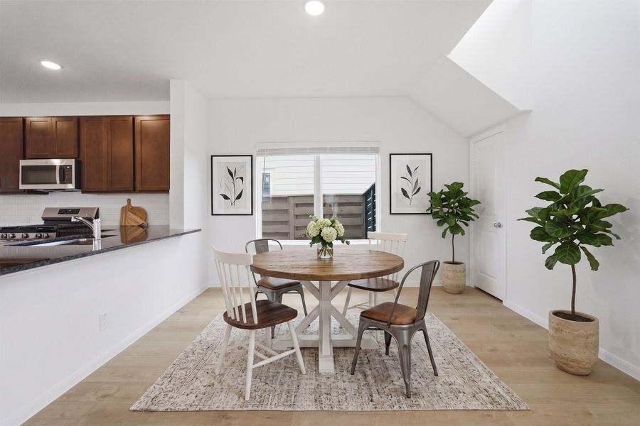 Furnished interior view inside a new home in Austin Point, Richmond (Image 7).