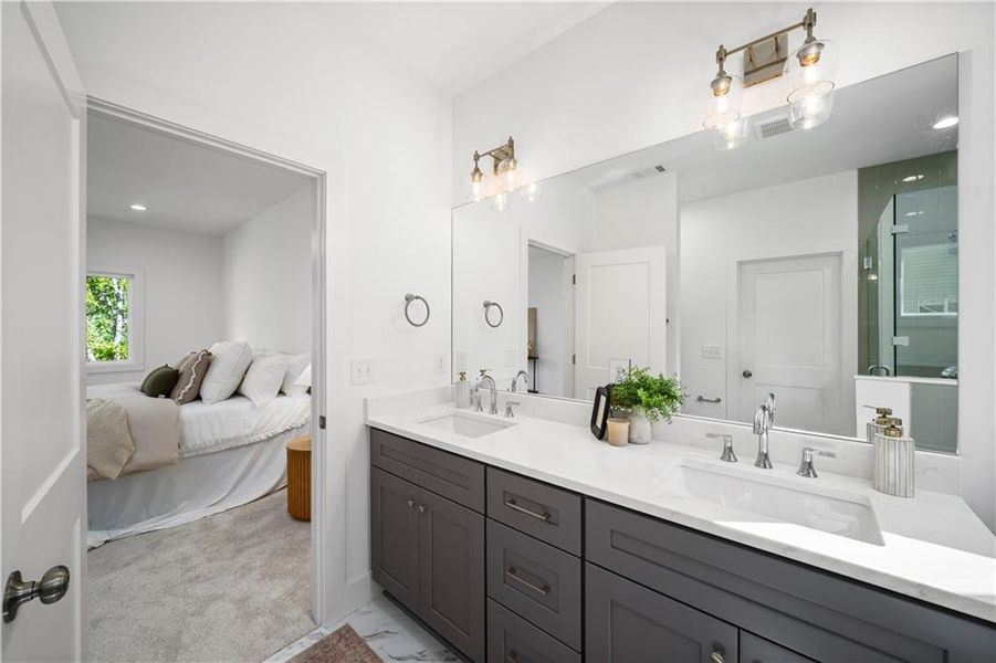 Furnished interior view inside a new home in , Canton (Image 15). Furnished interior view inside a new home in , Canton (Image 15).