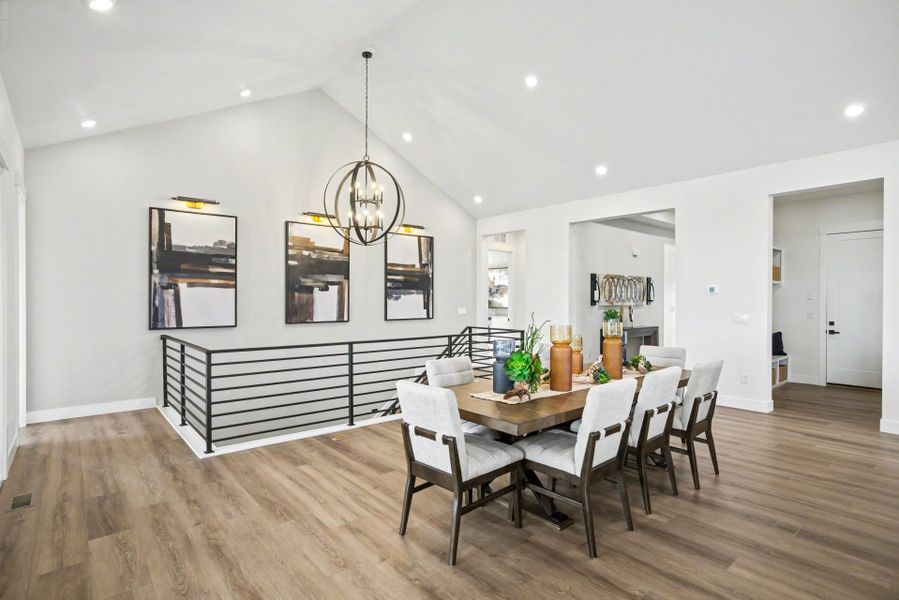 Representative furnished interior of a home built from the Glen Eyrie by Scott Felder Homes in Jackson Creek, Monument (Image 14). Representative furnished interior of a home built from the Glen Eyrie by Scott Felder Homes in Jackson Creek, Monument (Image 14).