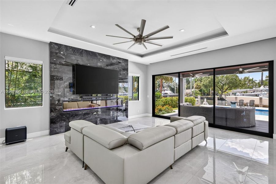Furnished interior view inside a new home in , Fort Lauderdale (Image 18).