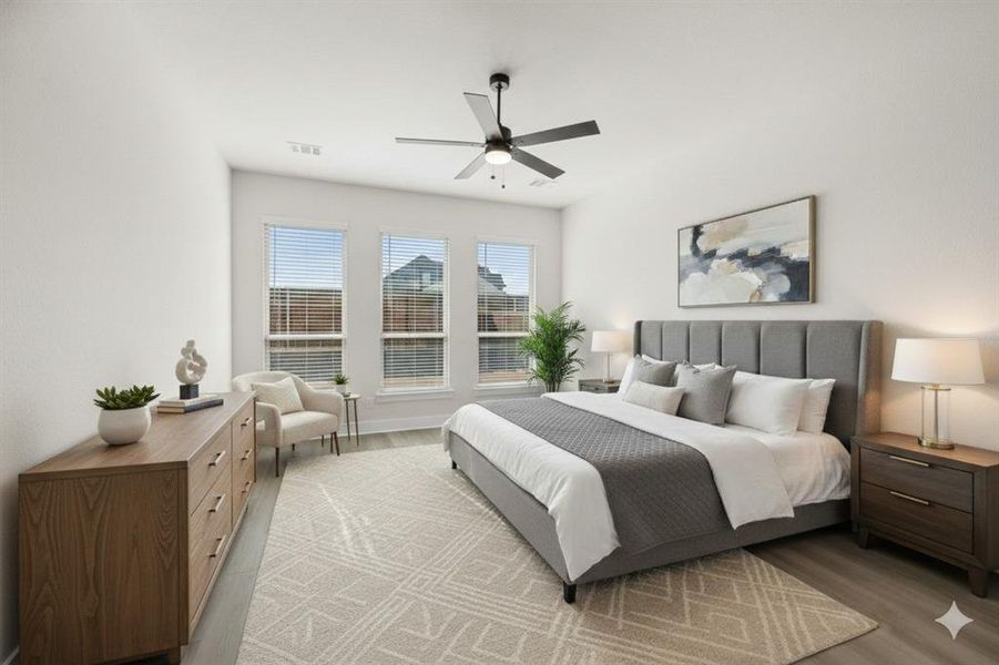 Furnished interior view inside a new home in The Retreat - Phase 1, Waxahachie (Image 6).