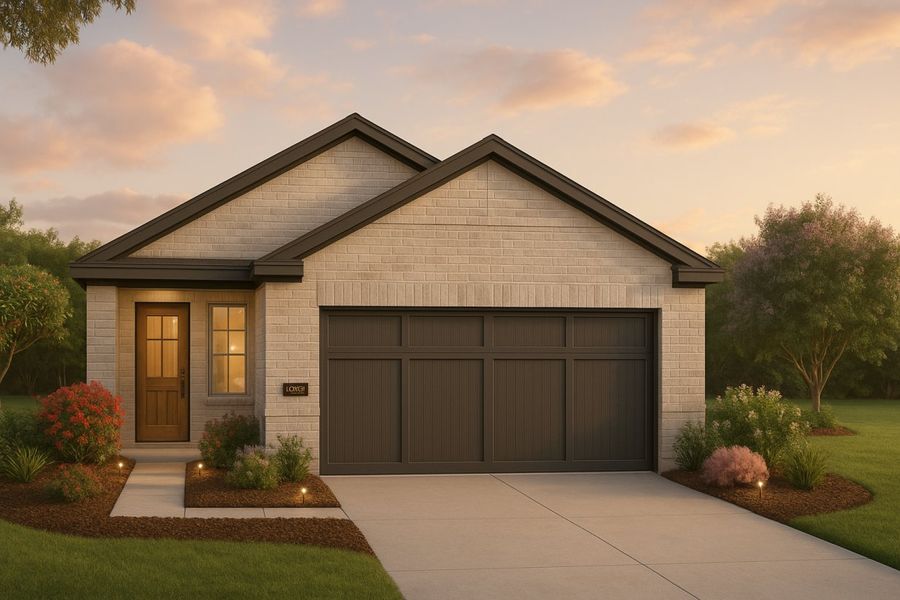 Representative exterior photo of a completed home built from the Tarrant Colony At Pinehurst by Brohn Homes in Colony at Pinehurst, Pinehurst, TX (Image 15).