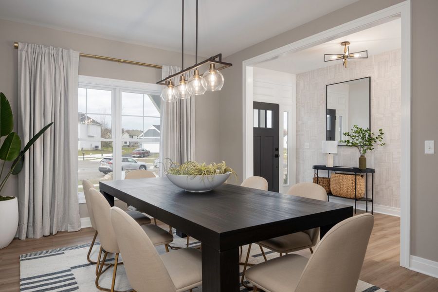Representative furnished interior of a home built from the The Cambridge by Forbes Capretto Homes in Cannon Woods, Clarence (Image 6).