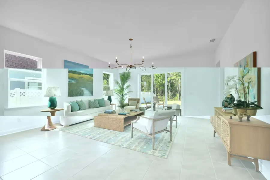 Representative furnished interior of a home built from the Eliza by Riverside Homes in Sagebrush at EverRange, Jacksonville (Image 18).