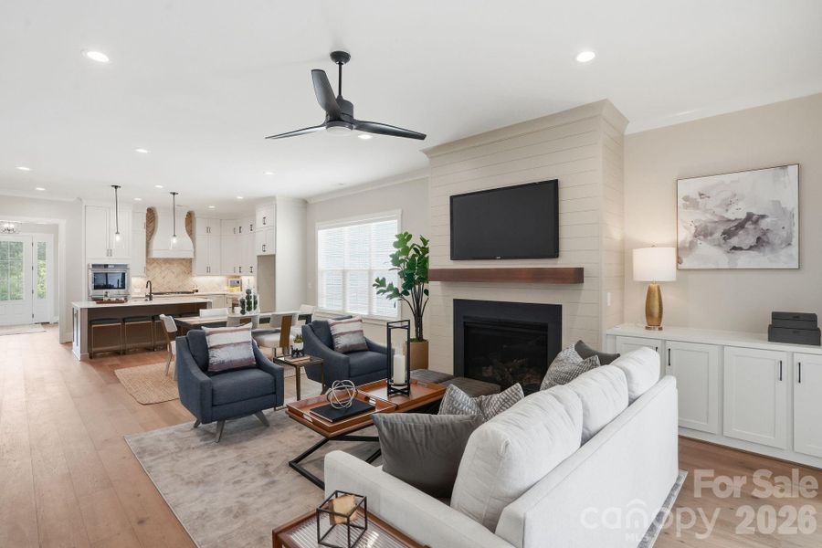 Furnished interior view inside a new home in , Davidson (Image 5). Furnished interior view inside a new home in , Davidson (Image 5).