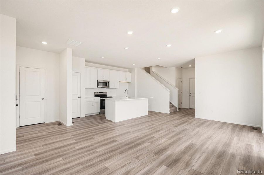 Spacious, unfurnished interior of a new home in , Aurora (Image 23). Spacious, unfurnished interior of a new home in , Aurora (Image 23).