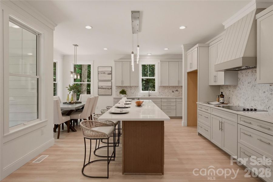 Furnished interior view inside a new home in , Monroe (Image 5).