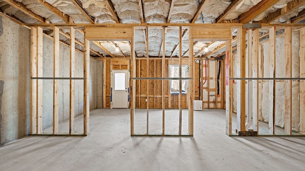 In-progress construction of a new home in Greyton Springs Place, Buford, GA (Image 44).