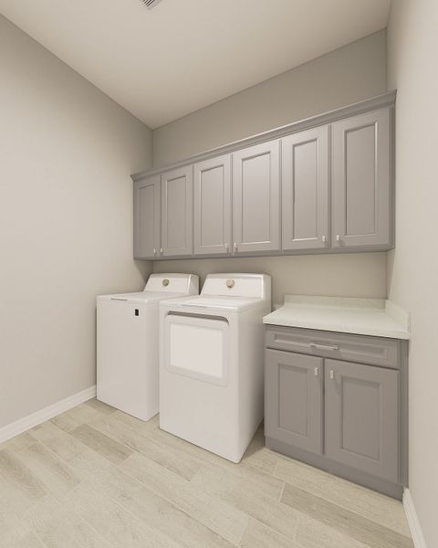 Representative furnished interior of a home built from the Iris Plan 60-1 by Tri Pointe Homes in Navarre at Abel Ranch, Goodyear (Image 16).