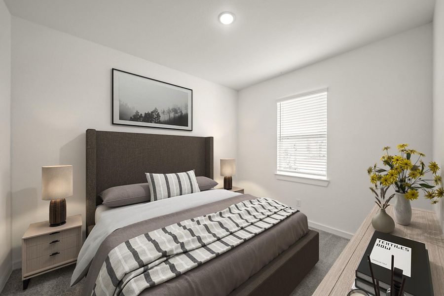 Bedroom 2 (*Photo not of actual home and used for illustration purposes only.)