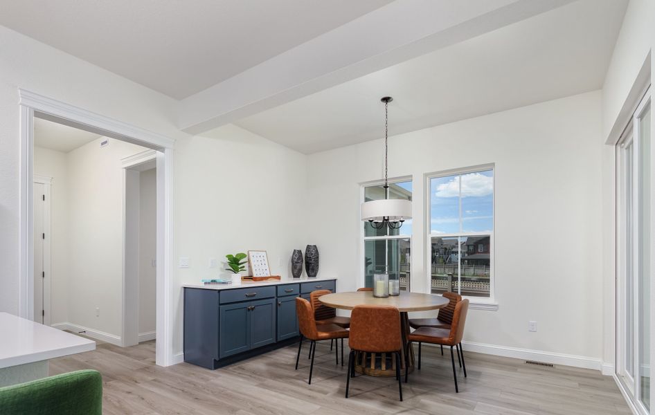 Furnished interior view inside a new home in Westerly, Erie (Image 28).