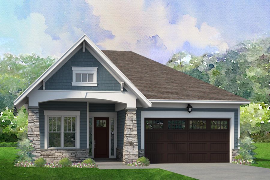 Front exterior of a new home in Cumberland, Concord, NC, highlighting curb appeal (Image 1). Front exterior of a new home in Cumberland, Concord, NC, highlighting curb appeal (Image 1).
