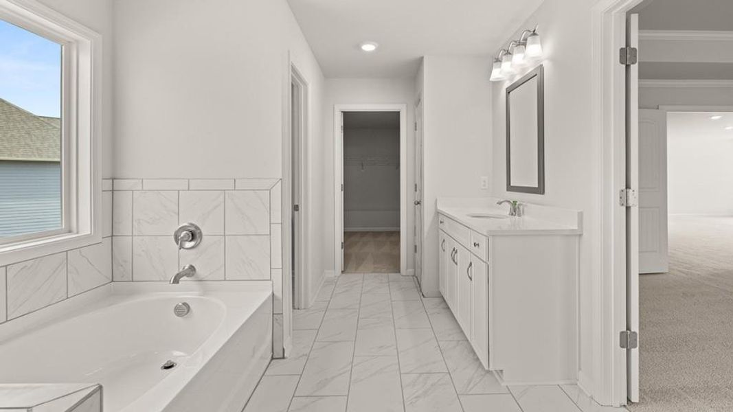 Furnished interior view inside a new home in Hamptons at Riverwood East, Dallas (Image 6).