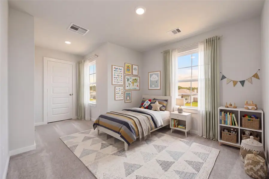 Furnished interior view inside a new home in The Villages at WestPointe, Dayton (Image 12).